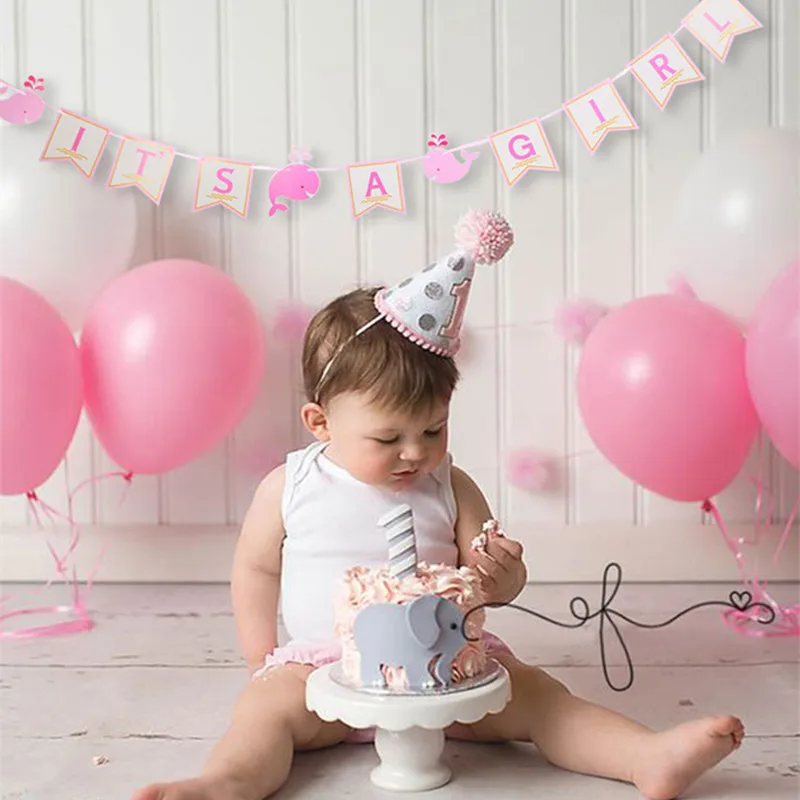 3m Baby 1 день рождения украшения это баннеры для мальчиков/девочек мой декор