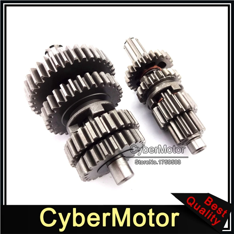 Основной вал коробки передач YX110 YX125 для китайского питбайка YX 110cc 125cc|transmission gear