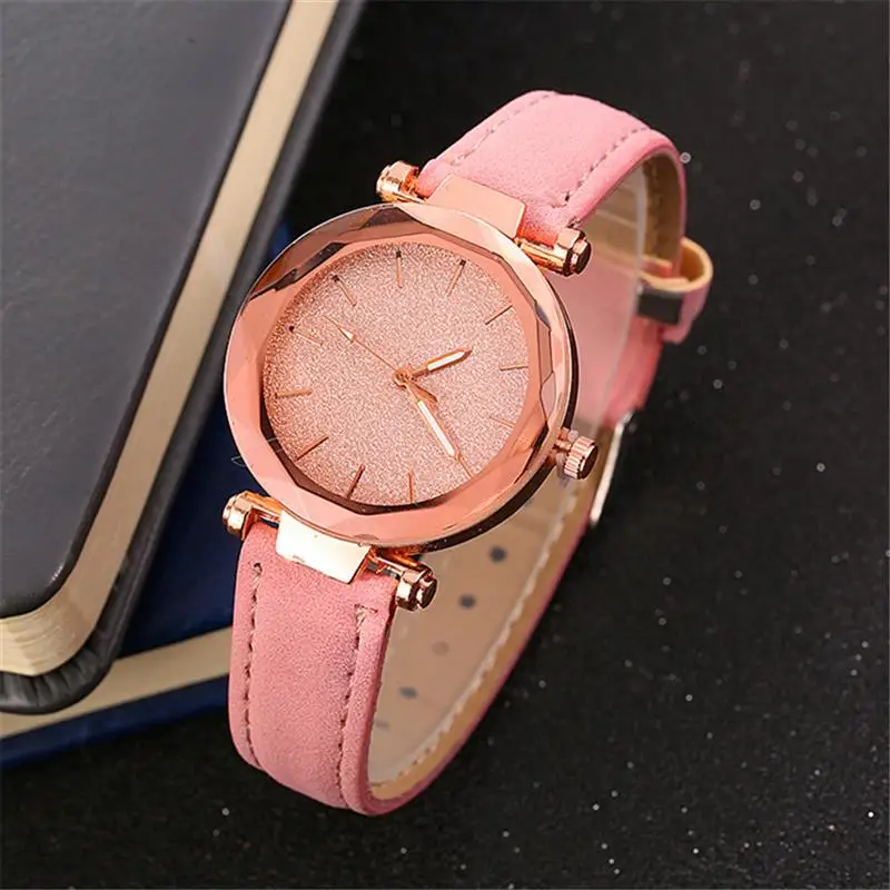 Reloj Mujer минимализм женские часы кожаный ремешок из нержавеющей стали аналоговые