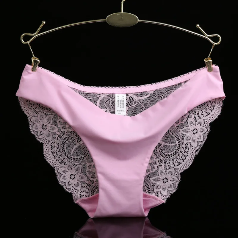 RE Ladies underwear woman panties fancy lace calcinha renda sexy for women traceless crotch of cotton briefs MANYUESHI |