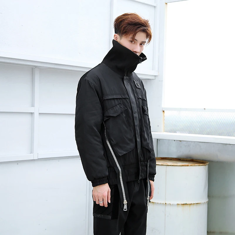 2018 новое зимнее пальто мужские теплые толстые ветрозащитные хлопковые куртки