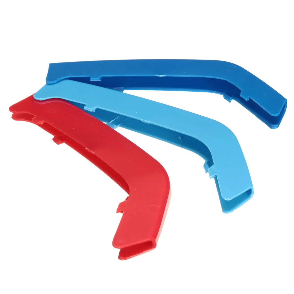 Цветные чехлы на решетку радиатора из АБС пластика 3 шт./компл. M наклейка зажим