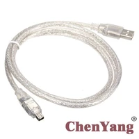 cy chenyang ieee 1394 firewire 4 pin male ilink adapter to usb male cord cable 100cm for dcr trv75e dv