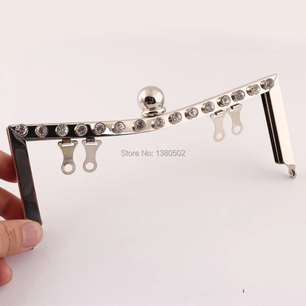 Алмазное Украшение Кристалл Серебряный цвет DIY кошелек с металлическим каркасом