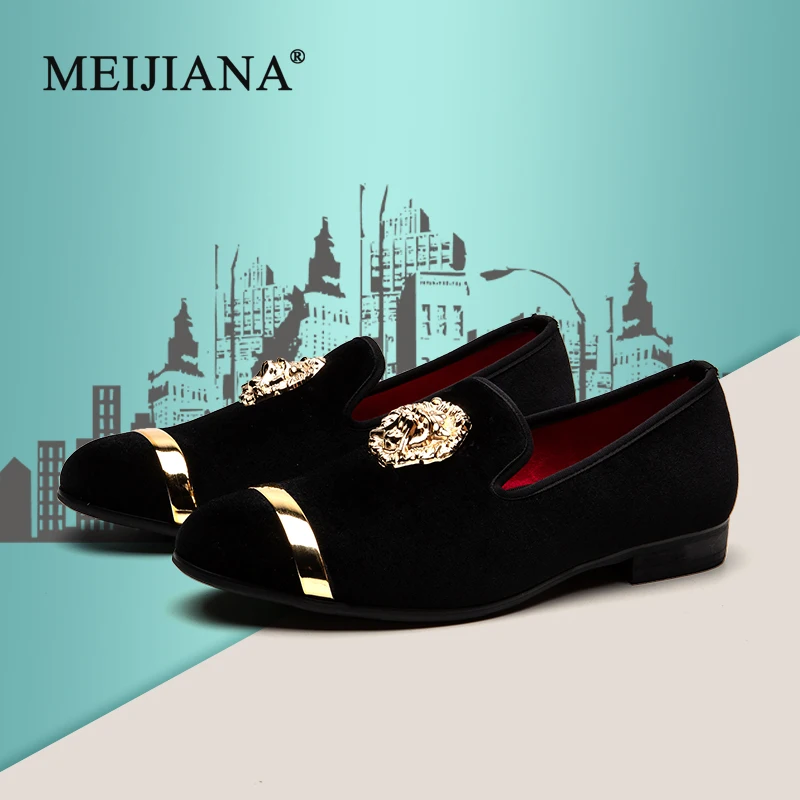 MEIJIANA 2019 New Big Size Men's Loafers Brand Shoes Wedding Slip on Men Leather Luxury Casual | Обувь
