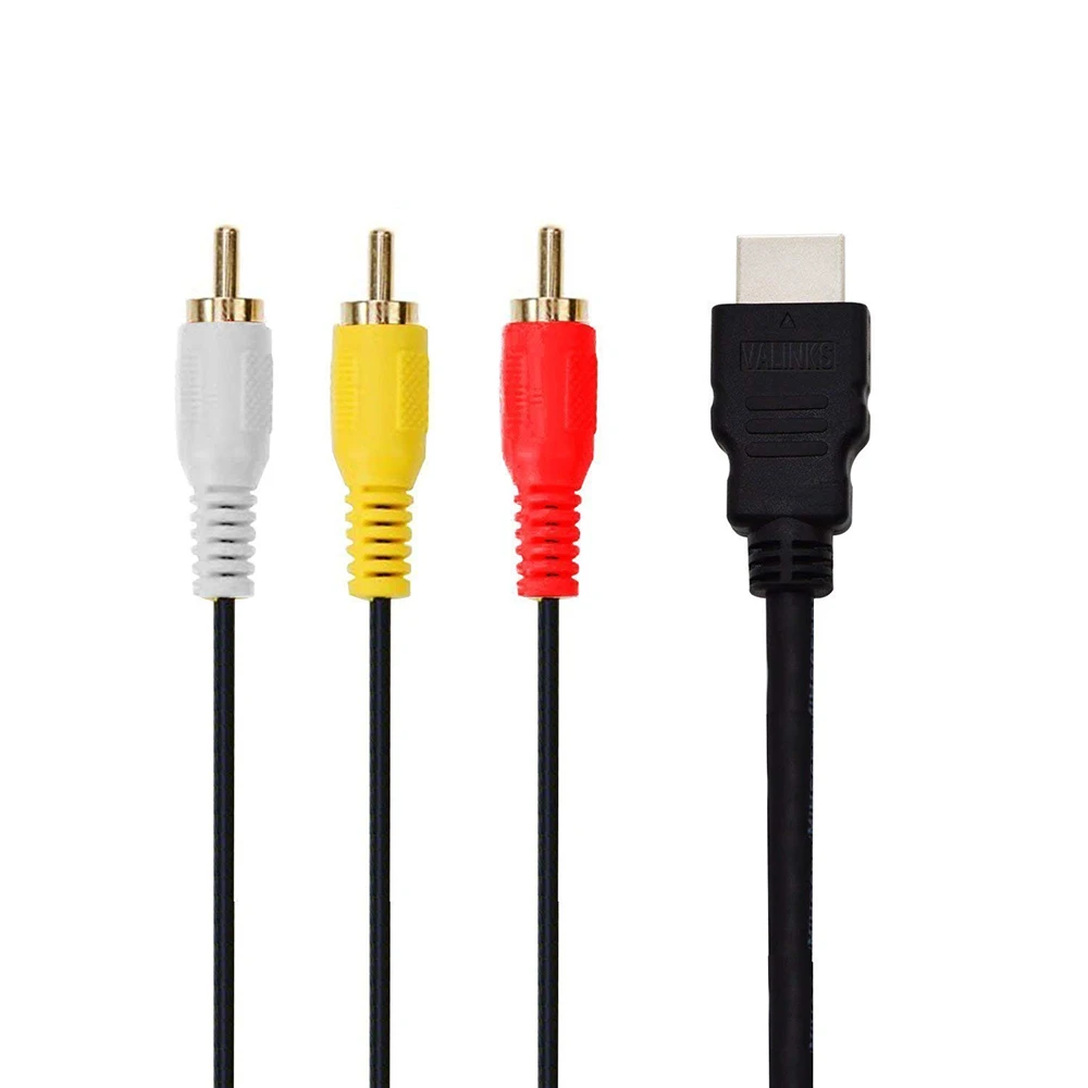 Новый HDMI к 3RCA 3 RCA Видео Компонент соединительный кабель линия| |