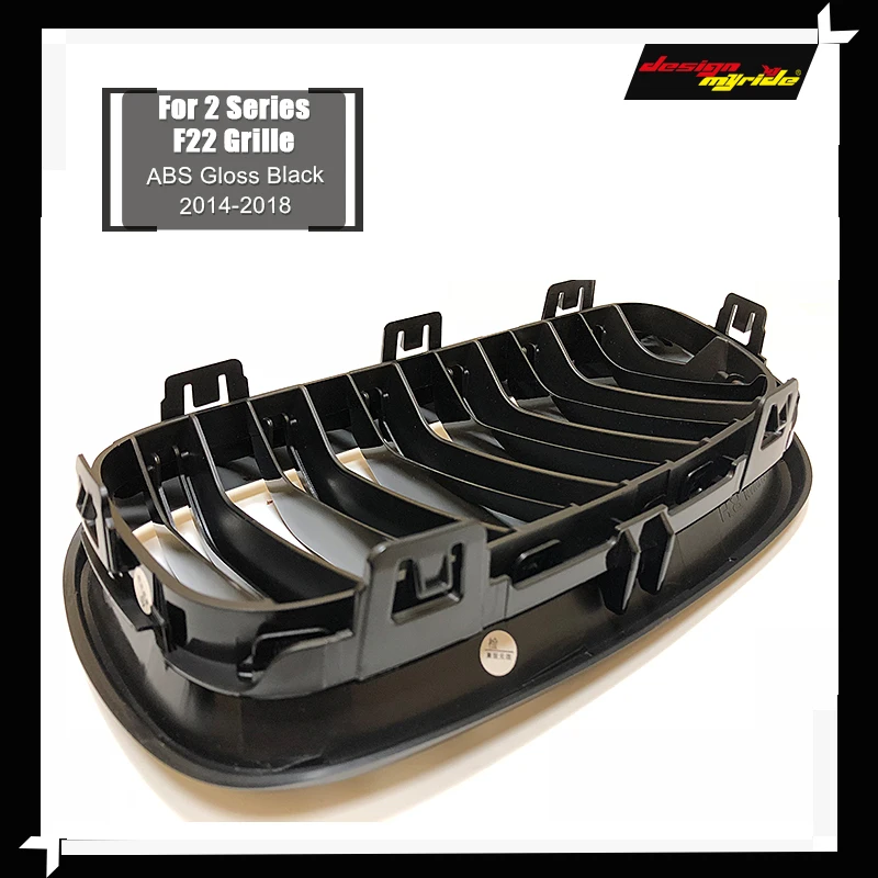 1 пара F22 2 планки передний бампер решетка для 220i 228i 235i M2 ABS материал глянцевый