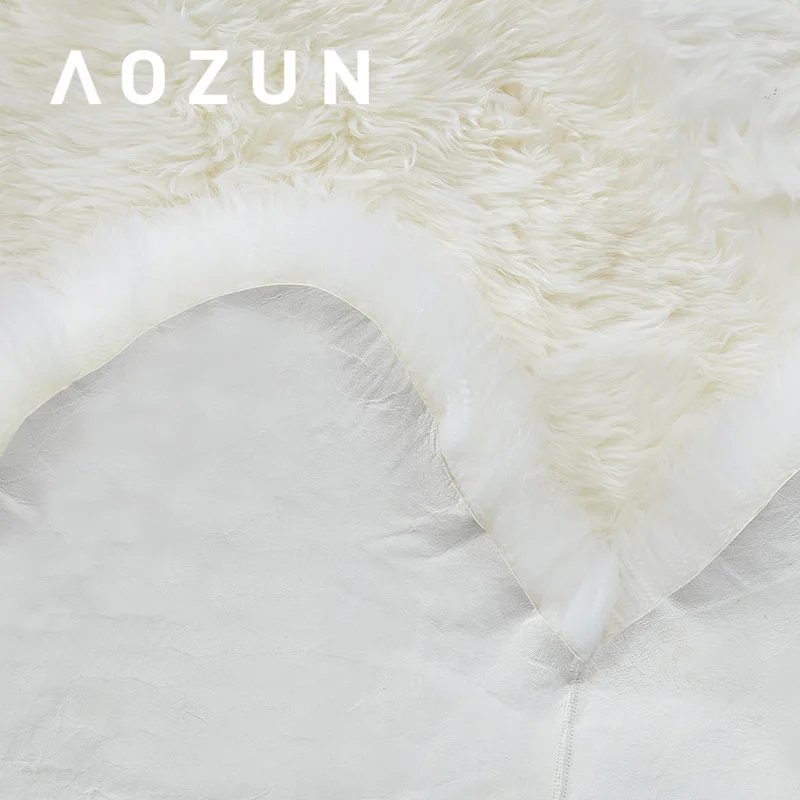 AOZUN 6P натуральный ковер из овчины для домашнего декора 100% овечья кожа в гостиную