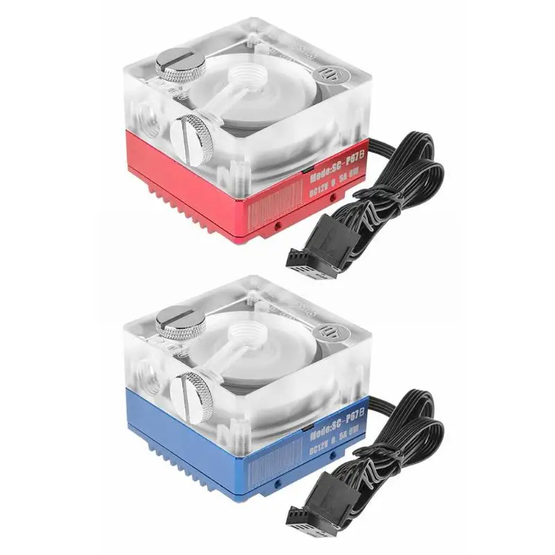 SC P67B DC12V RGB с водяным охлаждением радиатора Тихая водяной насос циркуляционный