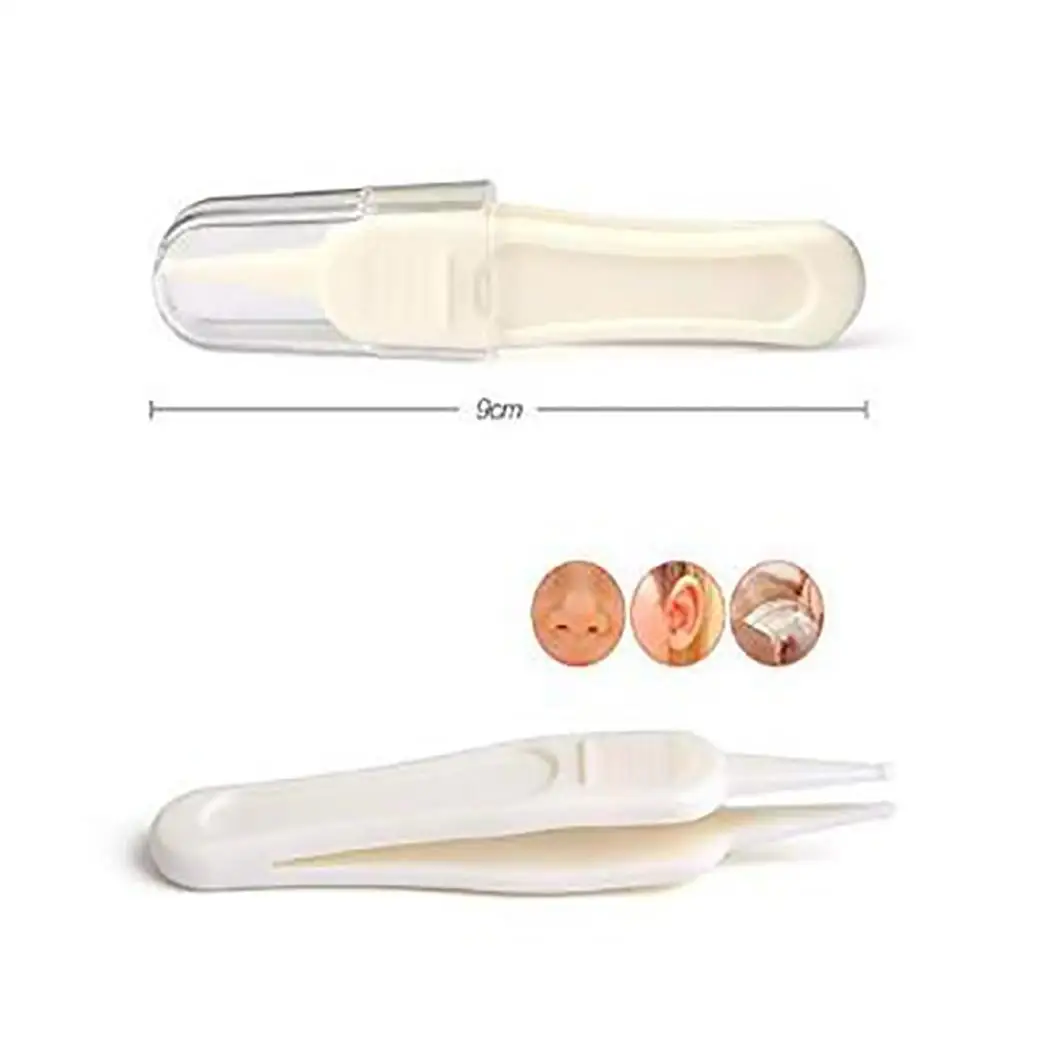 1 шт. Пинцет для чистки новорожденных ушей носа пупка очиститель пластиковые