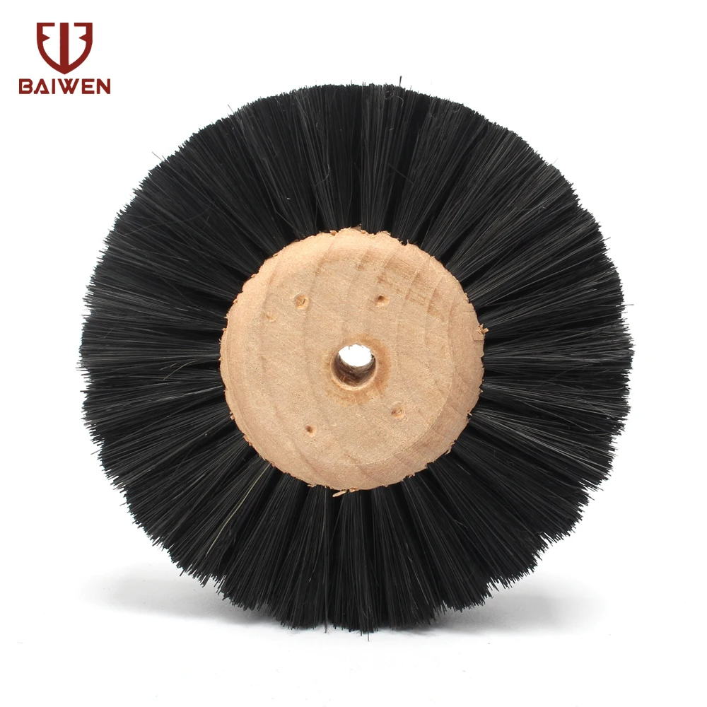 Шлифовальная щетка с конским хвостом 3 дюйма для полировки металла камня дерева |