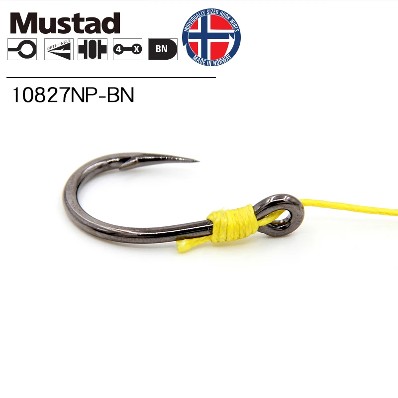 1 упаковка # 12/0 Mustad глубоководная рыбалка 10827NP 4X прочные крючки живая приманка из