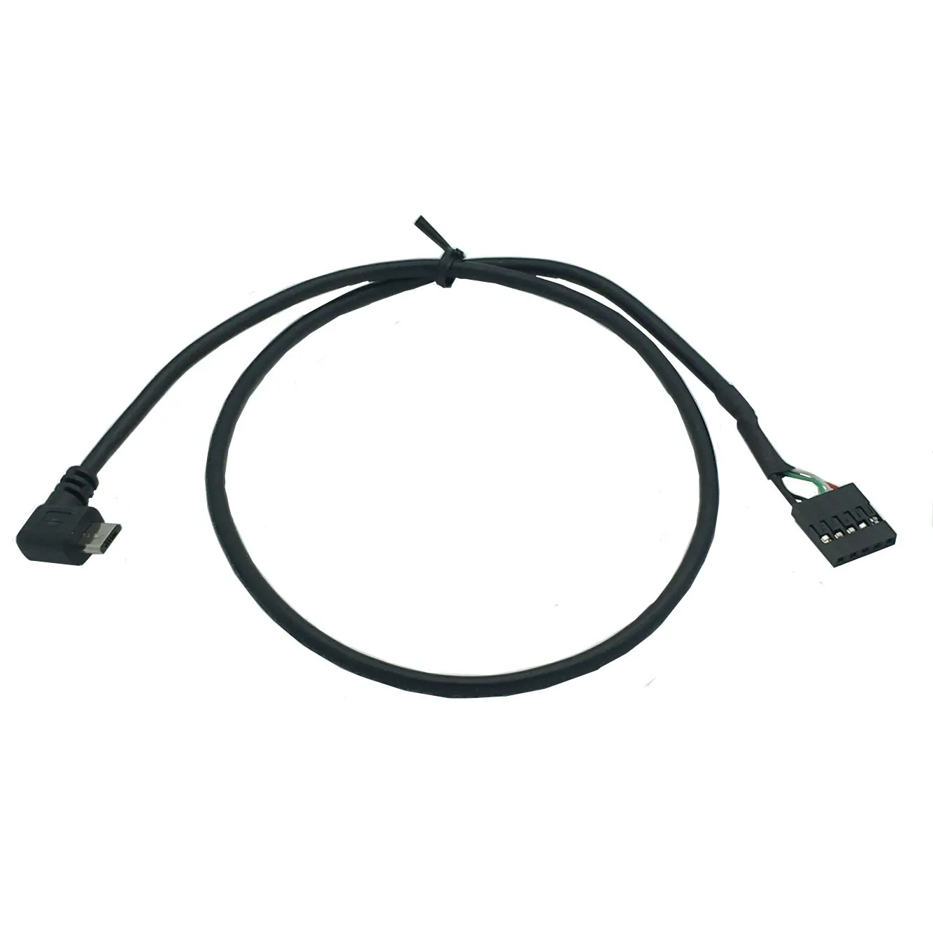 OPQ (2 Pack) 50 см 90 градусов правый угол Micro USB папа на 5 Pin Материнская плата Женский