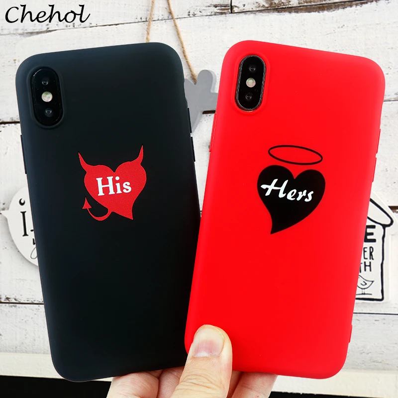 Couple Phone Cases for IPhone X XS MAX XR 8 7 6 S Plus Case Fashion Shell Soft Silicone Fitted Mobile Covers Accessories |