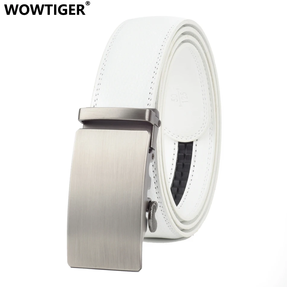 Мужской ремень WOWTIGER из коровьей кожи с храповым механизмом 35 мм|Мужские ремни| |