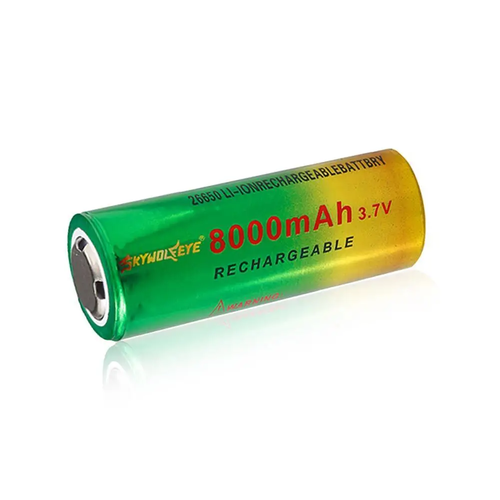 8000 mAh литий ионная 26650 3 7 V аккумуляторная батарея для освещения светодиодного