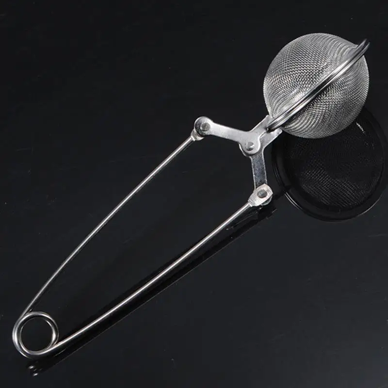 

High Quality Ball-Shaped Tea Strainer Tea Infuser Filter Durable Stainless Steel Handle Stainless Steel Strainer