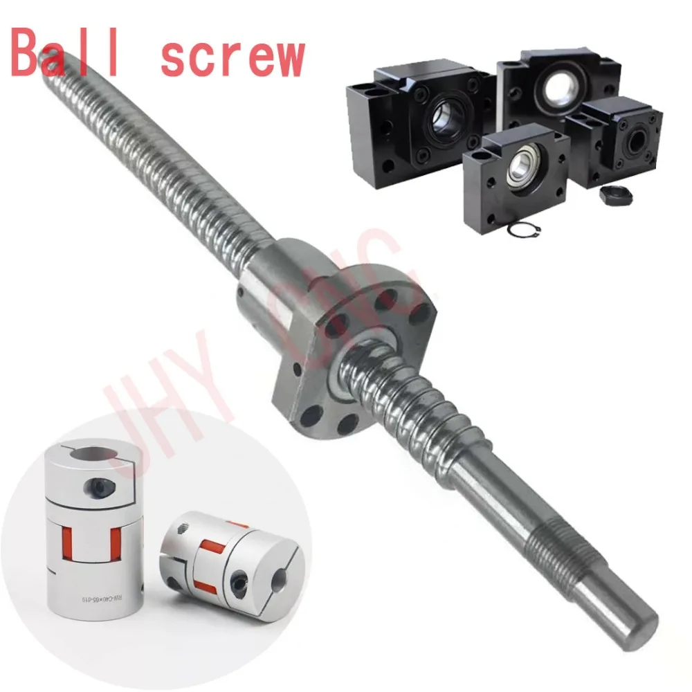 3 анти люфт 20 мм шариковый винт RM2005 353/653/853mm C7 + BK/BF15 подшипник CNC набор|ballscrew 20mm|ballscrew