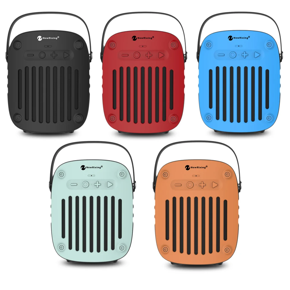 NewRixing NR 4014 Беспроводной Bluetooth портативный Стереодинамик мини Динамик MP3 плеер