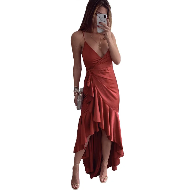 Пикантные Для женщин атласная платье комбинация эффектом прозрачности с