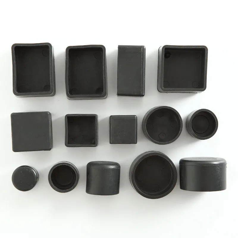 4 шт. квадратные силиконовые колпачки для ножек стула нескользящий пылезащитный