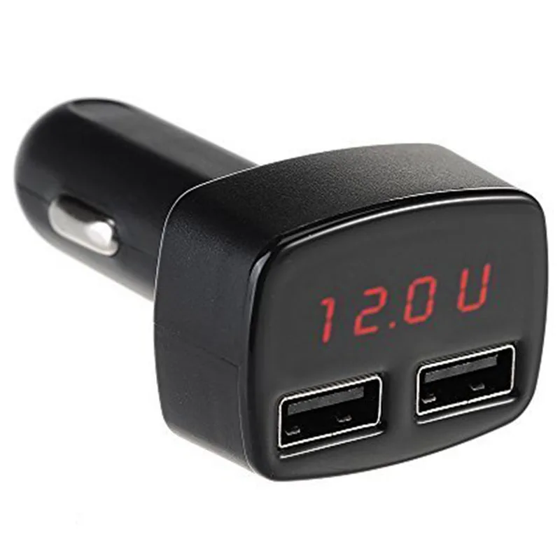 OPQ двойной USB порт прикуривателя Зарядное устройство 3.1A Портативный 4 для Z1 Z2 iPhone 6S