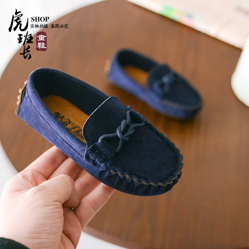 Spring New Style Children Peas Shoes 2019 Korean-Style Boy Girls Casual Tendon at the Wild Princess Flats on Behalf |