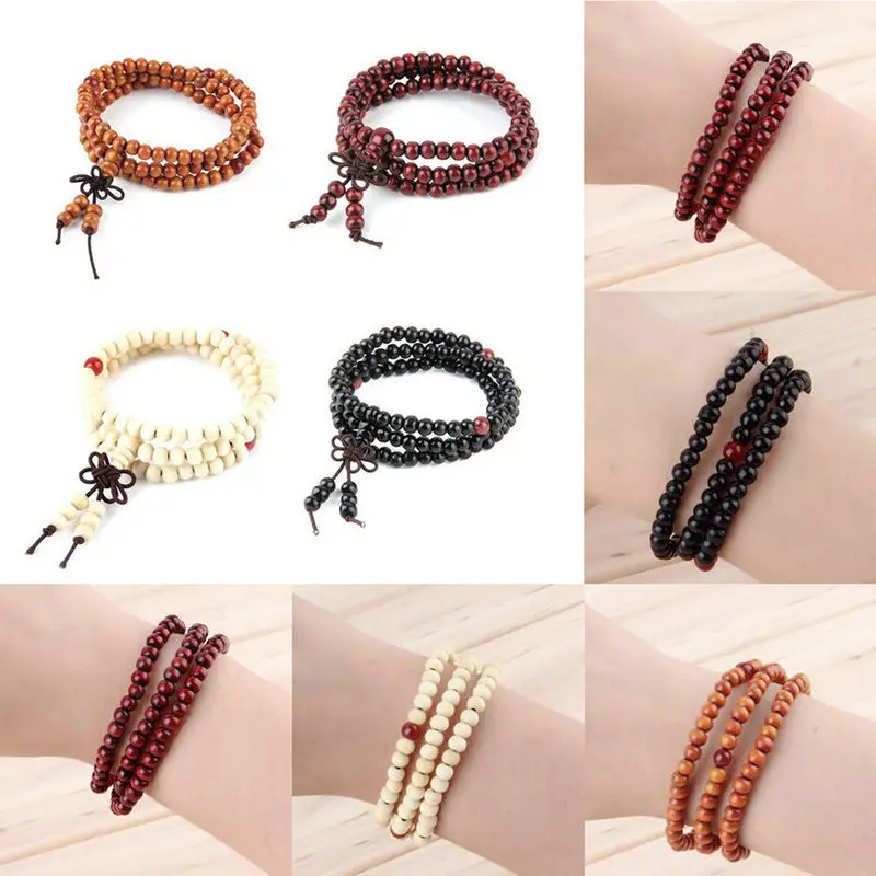 Белый браслет Bodhi 6 мм Bless pray Sutra chain0 spirituality наручные вены новый буддистский монах