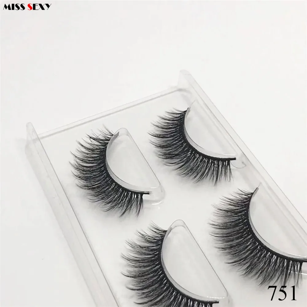 10 пар Misssexy lash 3d норковые ресницы натуральные накладные длинные для макияжа