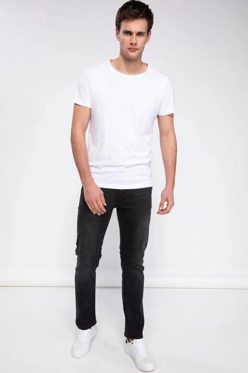 Дефакто мужские джинсовые брюки Sergio классического кроя K6059AZ. 18WN. NM40 |