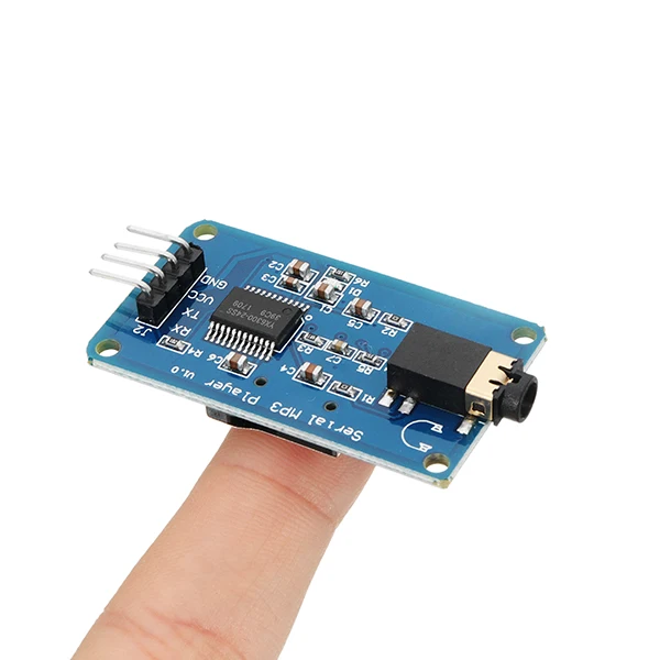 LEORY YX6300 UART TTL модуль последовательного управления MP3 плеером Поддержка карты Micro