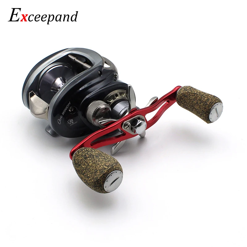 Excepand резиновые пробковые ручки красная Рыболовная катушка ручка для Abu Garcia Daiwa