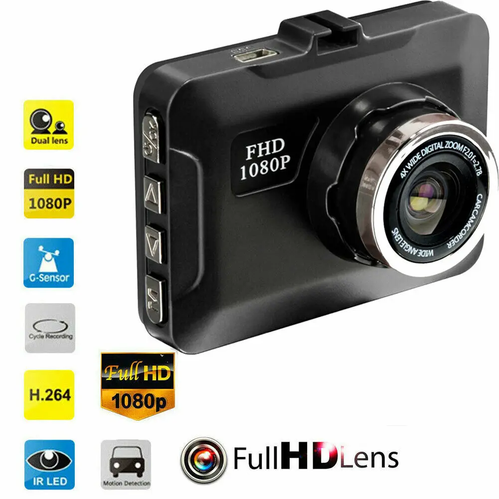 Новый HD Автомобильный DVR камера аудио рекордер ночного видения мини