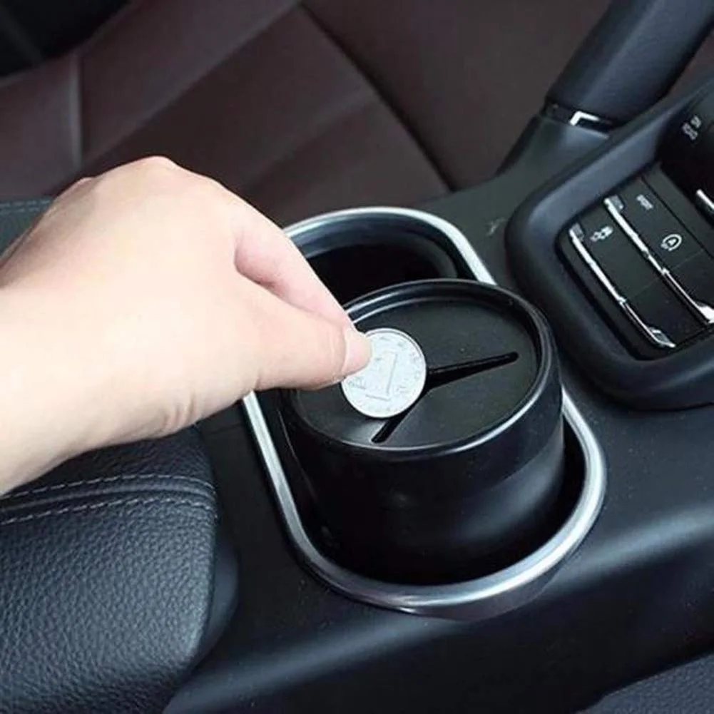 Многофункциональная автомобильная мини-ручка держатель для монет коробка