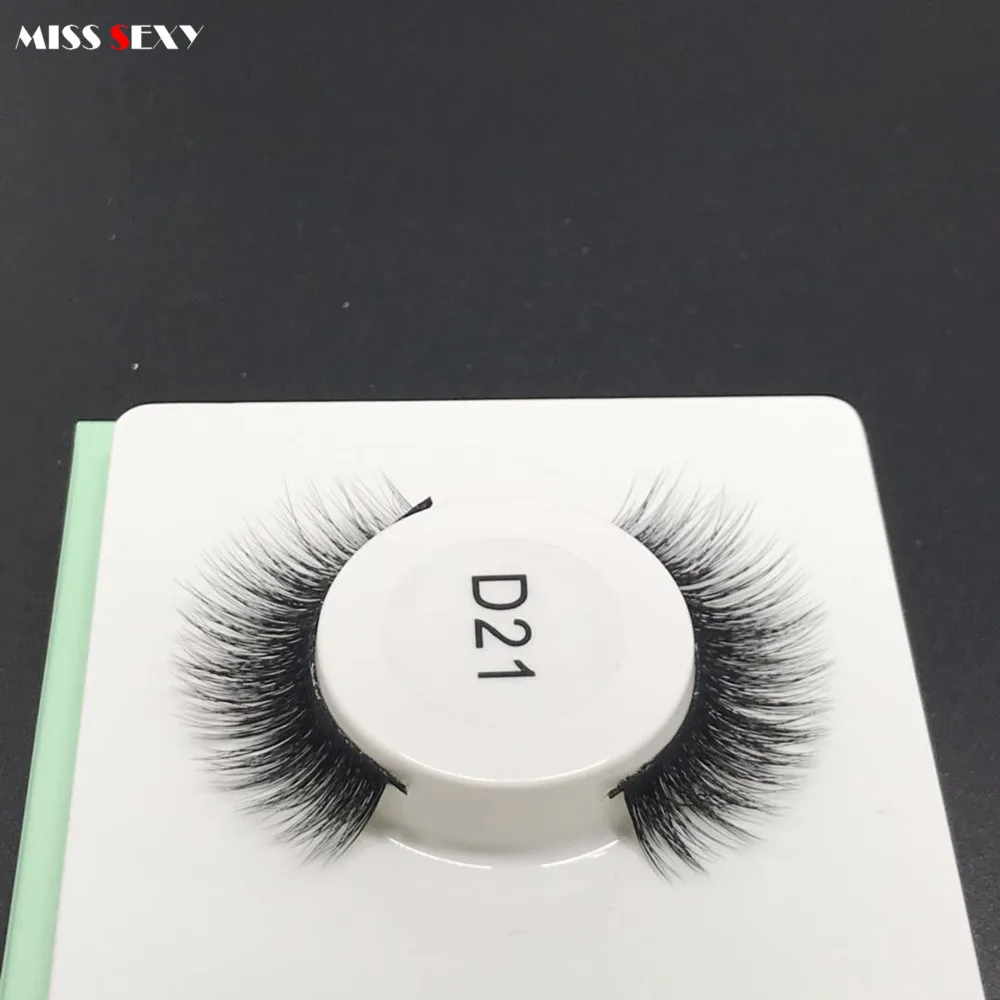 8 пар Miss sexy lash d021 3D норки накладные ресницы толстые ручной работы макияж набор