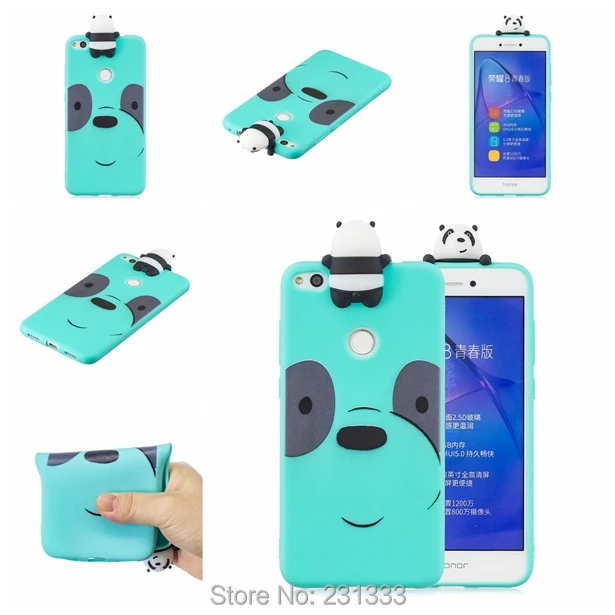 Мягкий чехол из ТПУ с объемным рисунком для Huawei Y5 2018 Honor 7C 7A 10 LITE 9 Xiaomi Pocophone F1 5X A1 6X A2