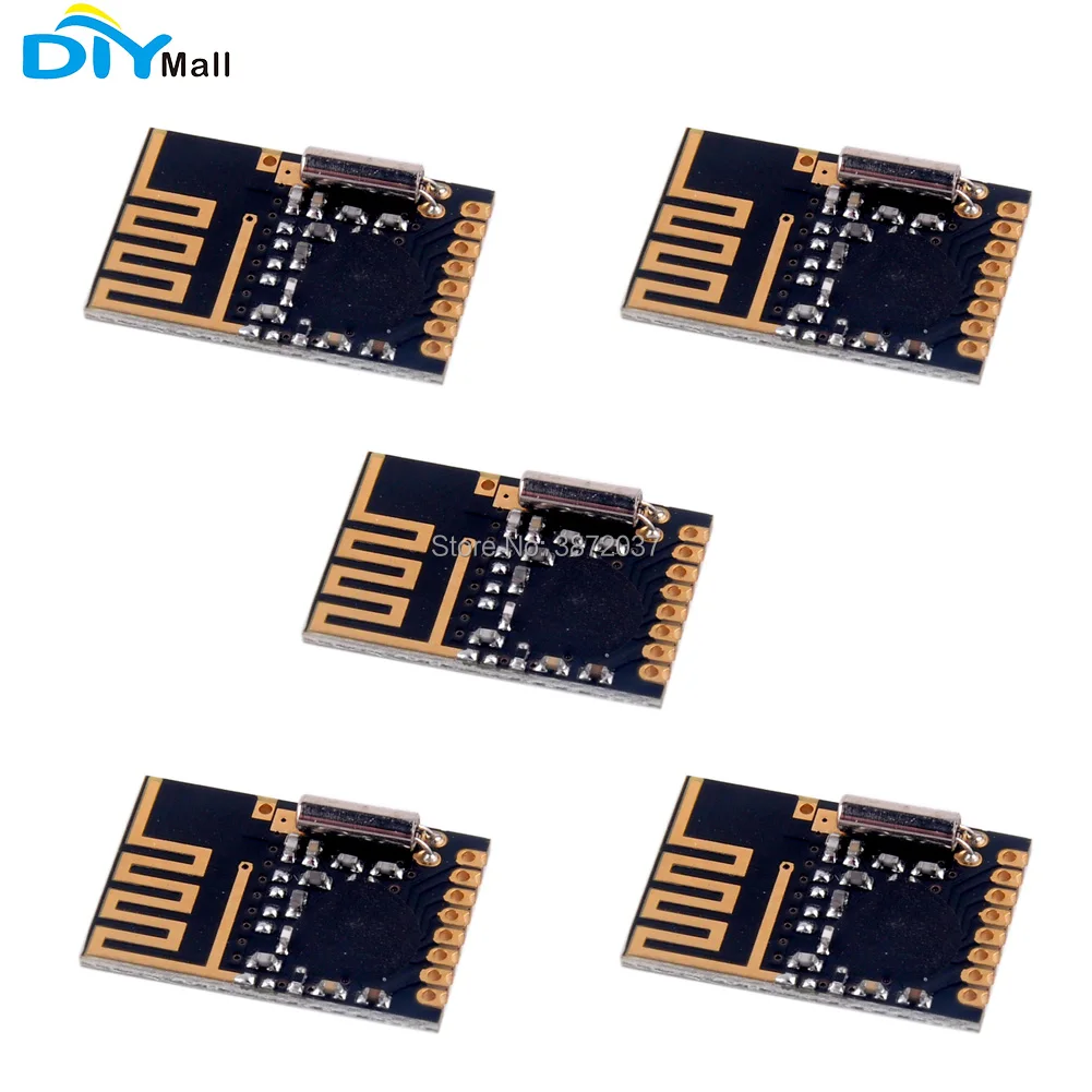

5 шт./лот, модуль беспроводной приемопередаточной платы DIYmall NRF24L01 MSD 2,4 ГГц для Arduino