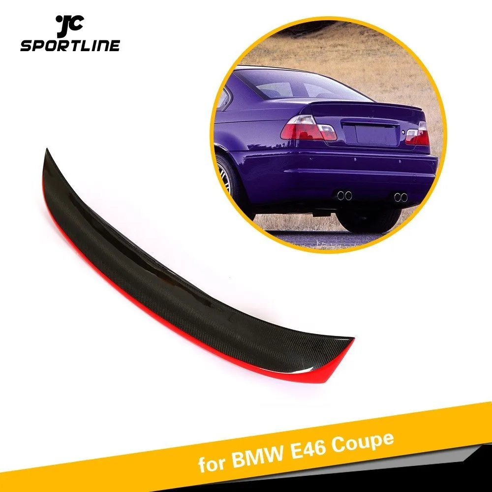 Спойлер для багажника из углеродного волокна BMW E46 Base Coupe 2 дверный 1998 2005 защитный