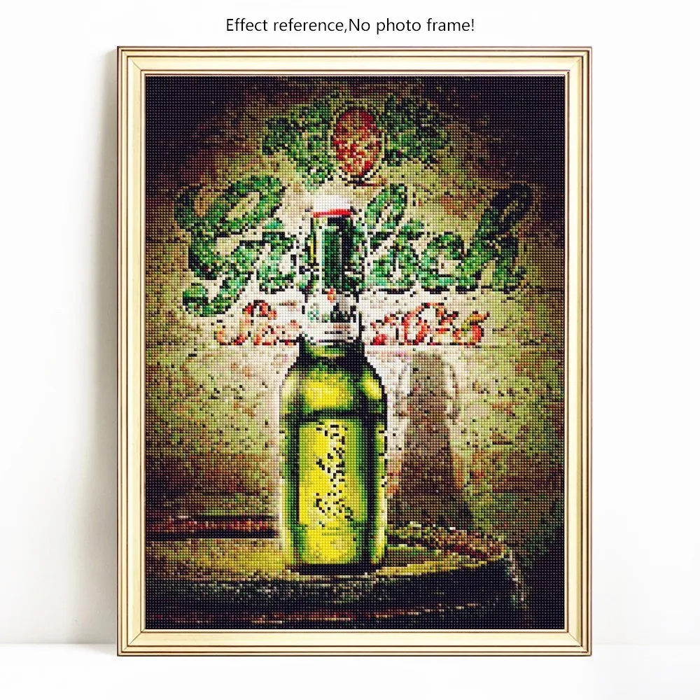 EverShine Diamond Embroidery Beer Painting Full Square Scenery Picture Of Rhinestones Mosaic Display Gift|Алмазная мозаика и