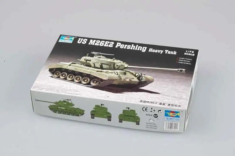 Тяжёлый танк Trumpeter 1/72 07299 US M26E2 | Игрушки и хобби