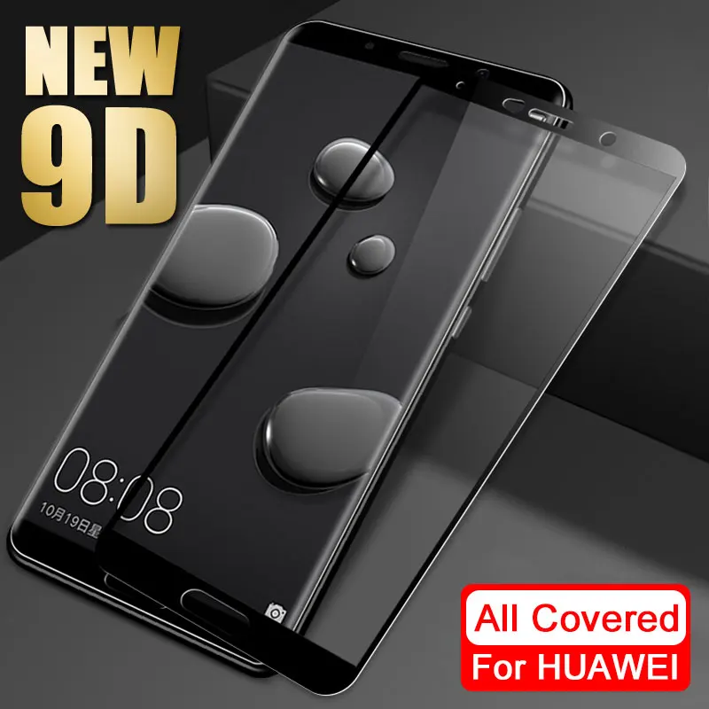 Полное покрытие закаленное стекло для Huawei P9 P10 Lite Plus Защита экрана Honor 8 9 10 V10 умное