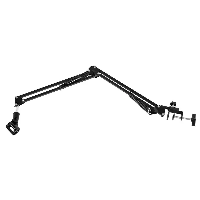 Professional Microphone Stand Holder Bracket Desktop Mic Adjustable Metal For Live Broadcast | Электроника