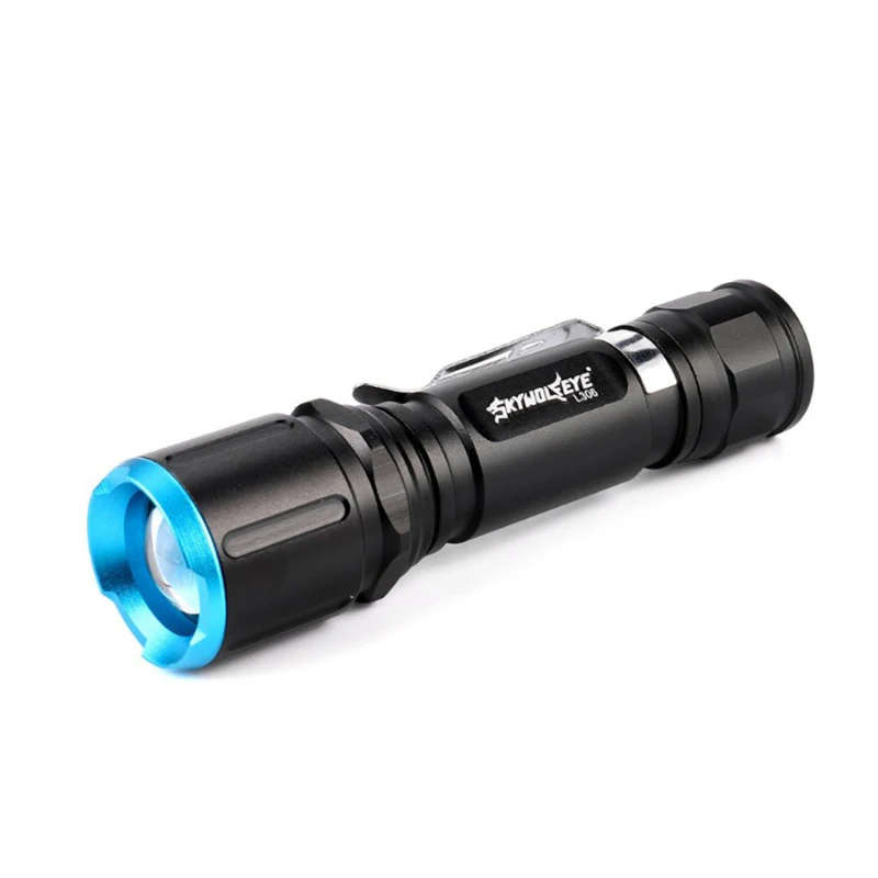 SKYWOLFEYE L306 18650 батарея фонарик 4 режима лампы для вспышки 1000 люмен светодиодный свет