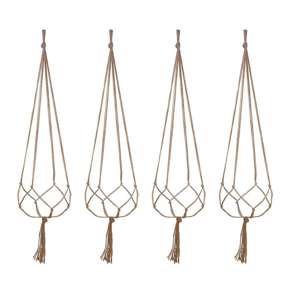120 см String Net Decoration прочный джутовый Бохо макраме натуральный стиль корзина