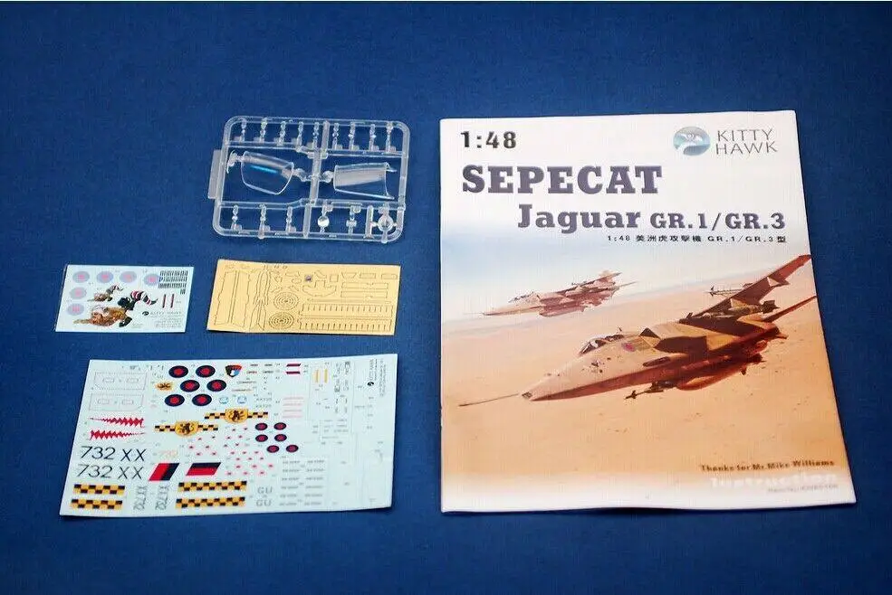 Модель Kitty Hawk 80106 1/48 г. Sepedcat Jaguar GR.1/GR.3 в сборе Новинка|Наборы для сборки моделей| |