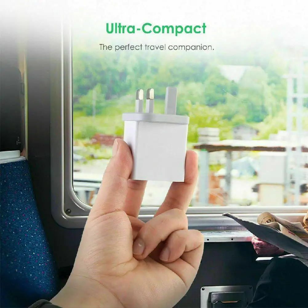 Зарядное устройство BEESCLOVER UK Plug 4 многопортовое быстрое зарядное QC 3 0 USB Hub
