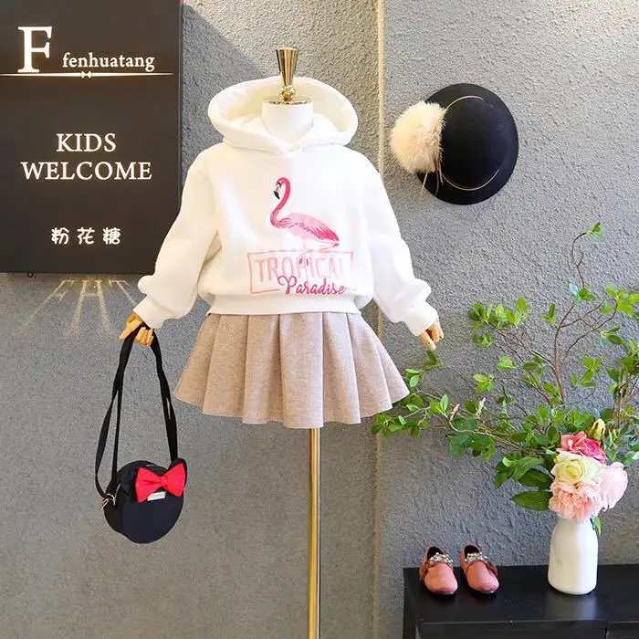 Детский свитер детская одежда 2018 Зимние новые модные для девочек плюс бархат head