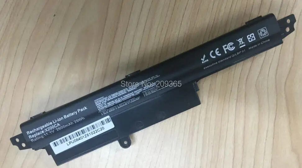 11 1 V 2200MAh аккумулятор для ноутбука ASUS X200CA X200MA X200M X200LA A31LMH2 A31N1302 A31LM9H дляvivobook R202CA