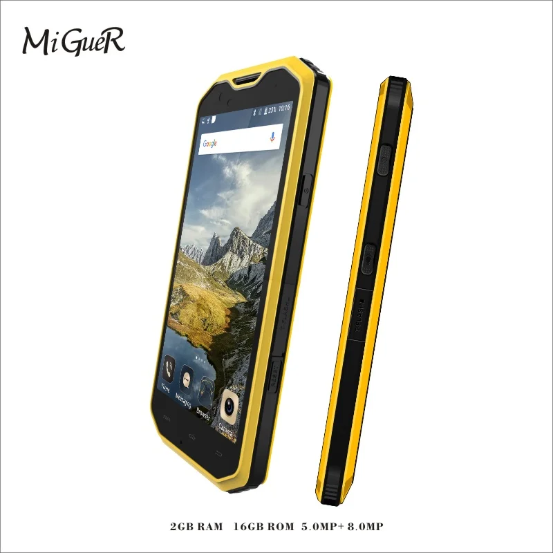 E & L W8 4G LTE IP68 водонепроницаемый мобильный телефон 5 дюймов Android 7 0 MTK6735