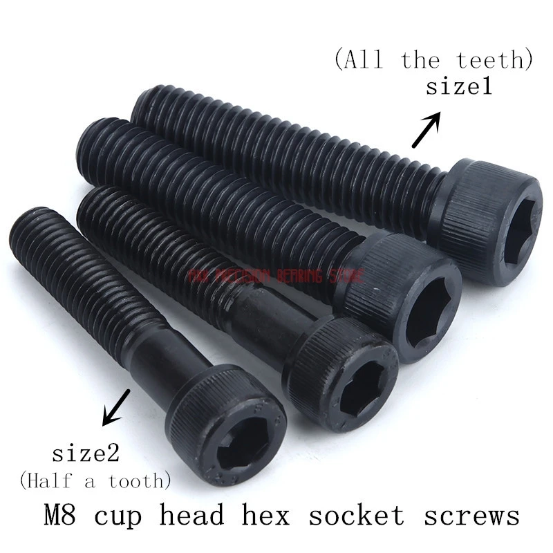 

2021 Special Offer Time-limited Parafusos 12.9 M8 Cup Head Hex Socket Screws * 10/12/16/25/30/40/50/60/70/60/70 Black